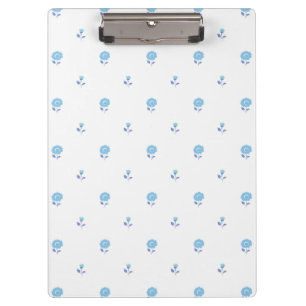 Porte-bloc Mini floral Focus bleu doux