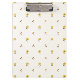 Porte-bloc Mini floral Focus Brown jaune