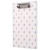 Porte-bloc Mini floral Focus pastel violet (Gauche)