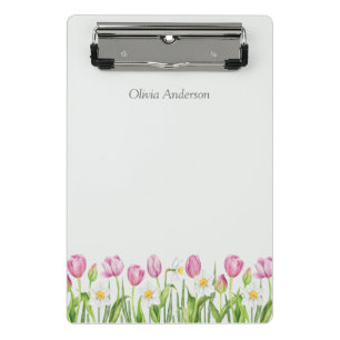 Porte-bloc mini floral Tulipes & Jonquilles de pri