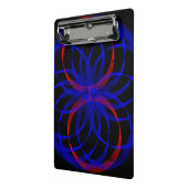 Porte-bloc mini géométrique couleur double myrtill (Angle2)