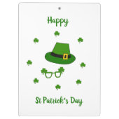 Porte-bloc Mini Mignonne Bonne St Patrick Joyeuse Journée (Dos)