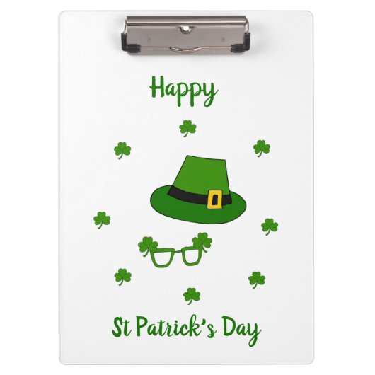 Porte-bloc Mini Mignonne Bonne St Patrick Joyeuse Journée (Devant)