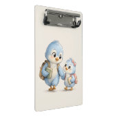 Porte-bloc Mini Oiseau Bleu Mignon (Incliné)