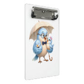 Porte-bloc mini Papa Oiseau Cadeau de bureau (Incliné)