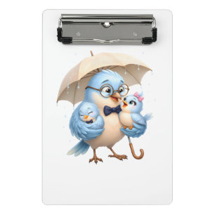 Porte-bloc mini Papa Oiseau Cadeau de bureau