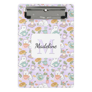 Porte-bloc mini personnalisé Chats & Thé Littérair