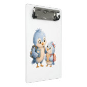 Porte-bloc Mini Petits Oiseaux Bleus (Incliné)