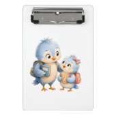Porte-bloc Mini Petits Oiseaux Bleus (Devant)