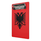 Porte-bloc Mini porte - bloc avec drapeau d'Albanie (Angle2)