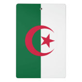 Porte-bloc Mini porte - bloc avec drapeau d'Algérie (Dos)
