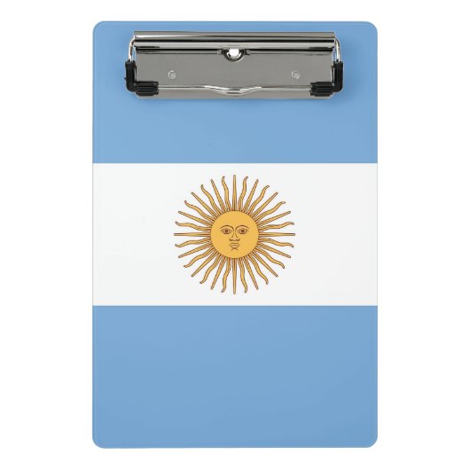 Porte-bloc Mini porte - bloc avec drapeau d'Argentine (Devant)