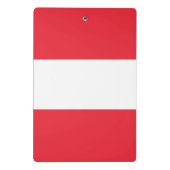 Porte-bloc Mini porte - bloc avec drapeau d'Autriche (Dos)