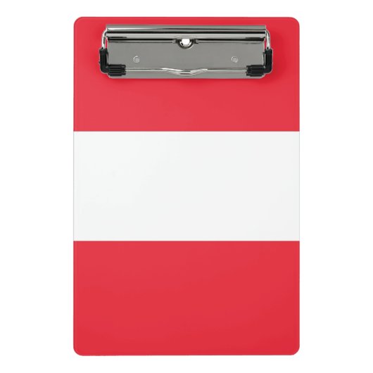 Porte-bloc Mini porte - bloc avec drapeau d'Autriche (Devant)