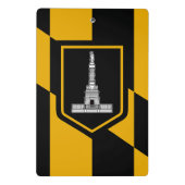 Porte-bloc Mini porte - bloc avec drapeau de Baltimore, USA (Dos)
