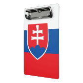 Porte-bloc Mini porte - bloc avec drapeau de la Slovaquie (Angle2)