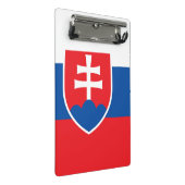Porte-bloc Mini porte - bloc avec drapeau de la Slovaquie (Incliné)