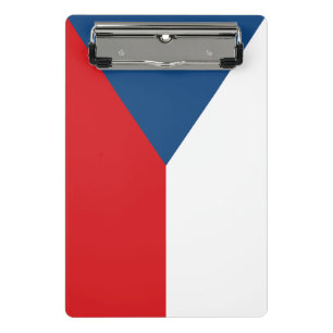 Porte-bloc Mini porte - bloc avec drapeau de la Tchéquie