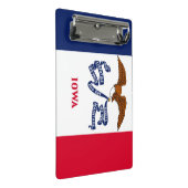 Porte-bloc Mini porte - bloc avec drapeau de l'Etat de l'Iowa (Incliné)