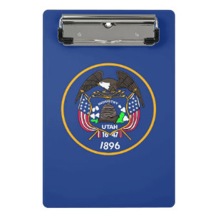 Porte-bloc Mini porte - bloc avec drapeau de l'Utah, USA