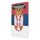 Porte-bloc Mini porte - bloc avec drapeau de Serbie (Angle2)