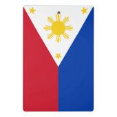 Porte-bloc Mini porte - bloc avec drapeau des Philippines (Dos)