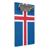 Porte-bloc Mini porte - bloc avec drapeau d'Islande (Incliné)