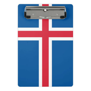 Porte-bloc Mini porte - bloc avec drapeau d'Islande