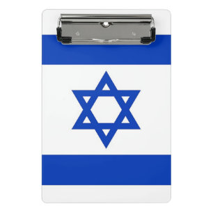 Porte-bloc Mini porte - bloc avec drapeau d'Israël