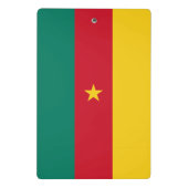 Porte-bloc Mini porte - bloc avec drapeau du Cameroun (Dos)