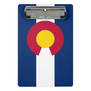 Porte-bloc Mini porte - bloc avec drapeau du Colorado, États