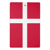 Porte-bloc Mini porte - bloc avec drapeau du Danemark (Dos)