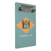 Porte-bloc Mini porte - bloc avec drapeau du Delaware, USA (Incliné)