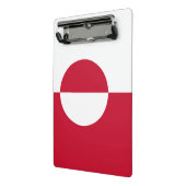 Porte-bloc Mini porte - bloc avec drapeau du Groenland (Angle2)