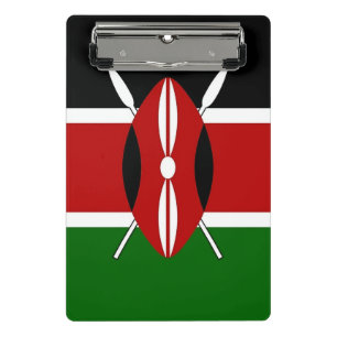 Porte-bloc Mini porte - bloc avec drapeau du Kenya
