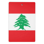 Porte-bloc Mini porte - bloc avec drapeau du Liban (Dos)