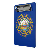 Porte-bloc Mini porte - bloc avec drapeau du New Hampshire, U (Angle2)