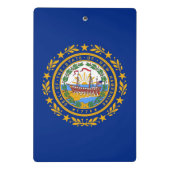 Porte-bloc Mini porte - bloc avec drapeau du New Hampshire, U (Dos)