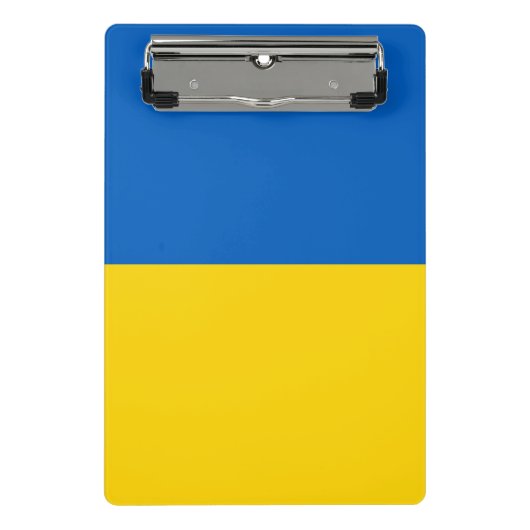 Porte-bloc Mini porte - bloc avec drapeau d'Ukraine (Devant)