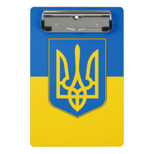 Porte-bloc Mini porte - bloc avec drapeau d'Ukraine