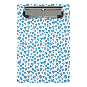 Porte-bloc Mini Porte - bloc Coeur Bleu