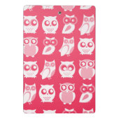Porte-bloc Mini Porte - bloc de Chouettes blanches (Dos)