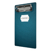 Porte-bloc Mini porte - bloc en cuir bleu (Angle2)