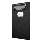 Porte-bloc Mini porte - bloc en cuir noir (Angle2)