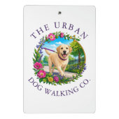 Porte-bloc mini pour promenade de chien avec Labra (Dos)
