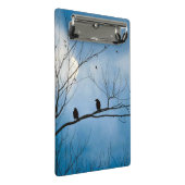 Porte-bloc Mini Presse-papiers Corbeaux (Incliné)