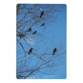 Porte-bloc Mini Presse-papiers Corbeaux (Dos)