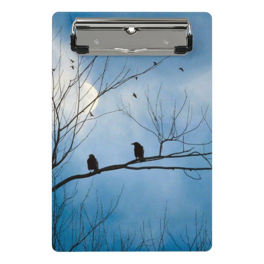 Porte-bloc Mini Presse-papiers Corbeaux (Devant)