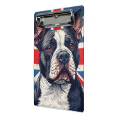 Porte-bloc mini Staffy & drapeau Union Jack (Angle2)