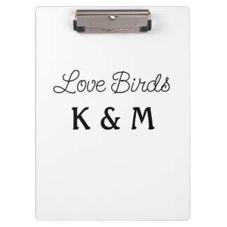 Porte-bloc minimadd yname text love birtext